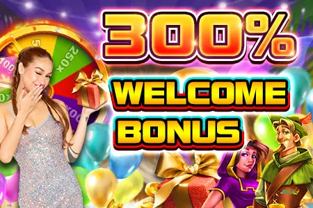 300% welcome BONUS